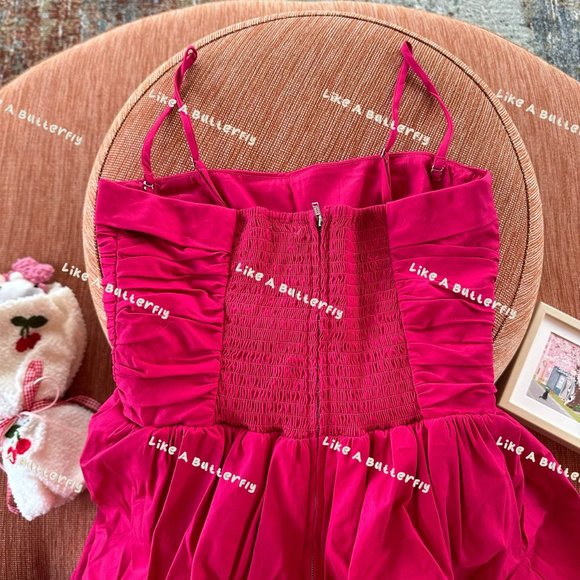 Reformation Lissa Dress - Cherry - Picture 10 of 15